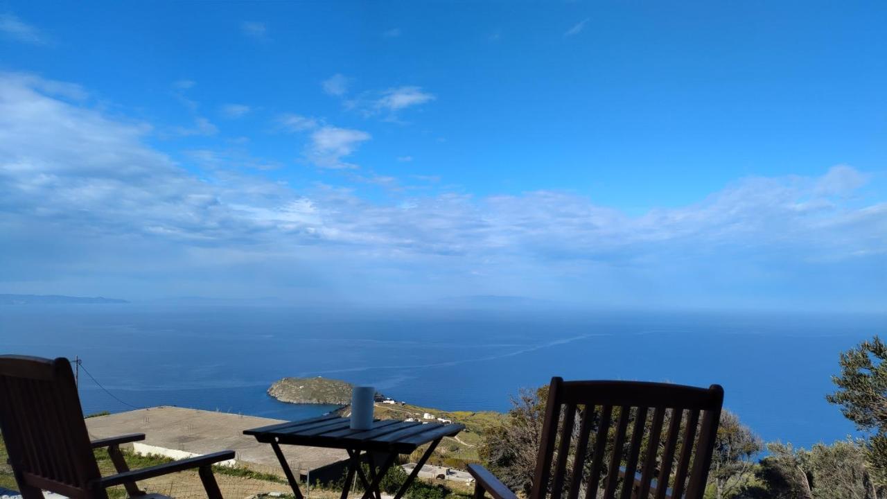 Aegean Deep Blue Andros Ano Aprovato Daire Dış mekan fotoğraf
